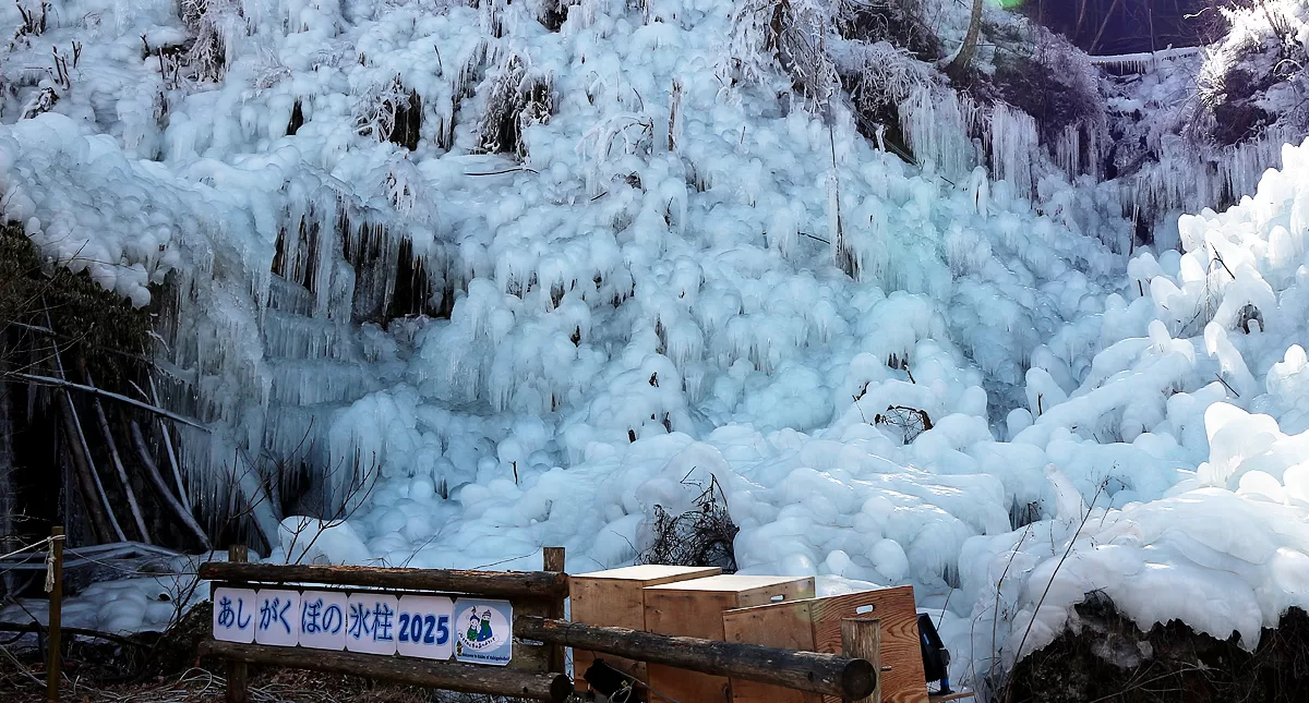 あしがくぼの氷柱,Ashi ga ku bo no tsurara,Icicles of Ashigakubo