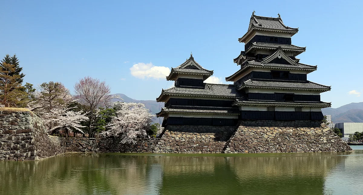 松本城,Matsumoto Castle,マツモトジョウ,長野県,Nagano Prefecture,桜,Sakura