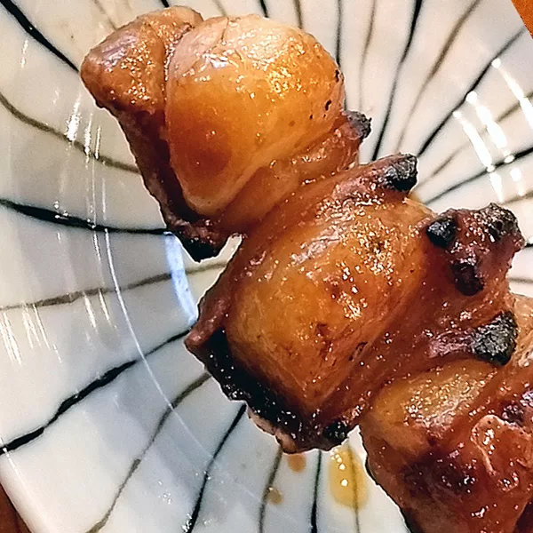 皮,ニンニク,garlic,skin,yakitori,焼き鳥,やきとり,Grilled Chicken