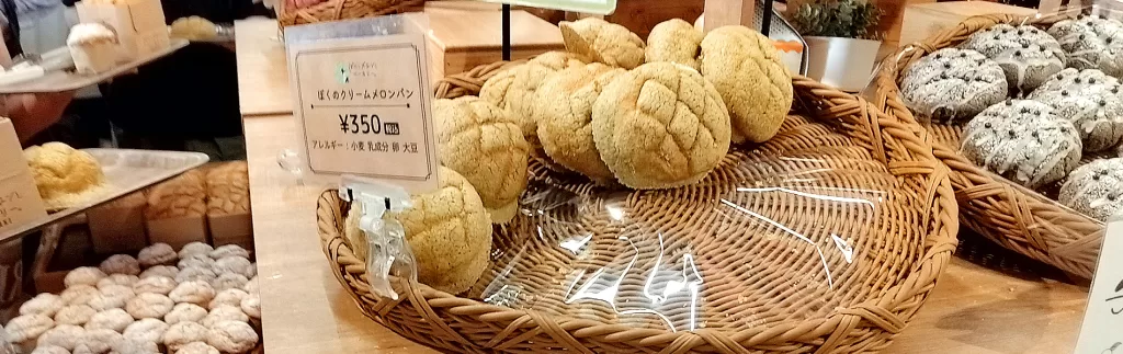 Melon Pan,めろんぱん,メロンパン,Melon Bread
,Boku,meron,bakery,michinoeki,joso,道の駅,常総